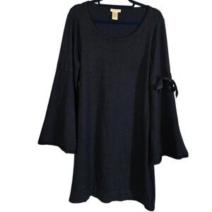 EUC Max Studio Navy Blue Dress with Arm Bow